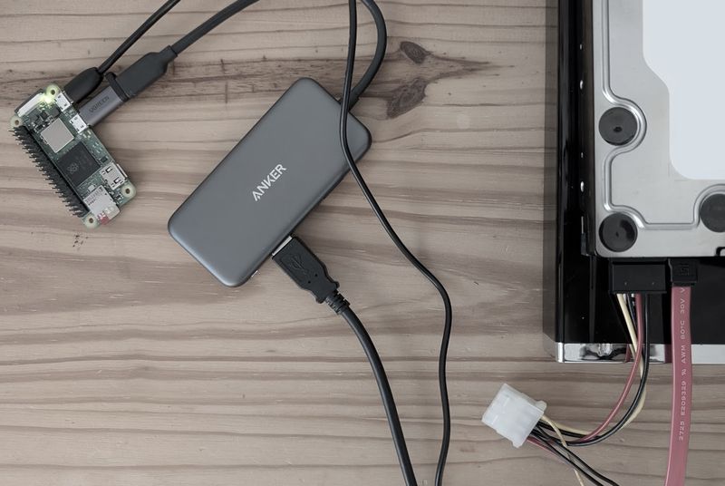 A photo of my raspberry pi setup